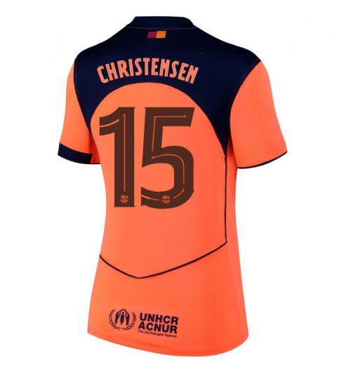 Barcelona Andreas Christensen #15 Alternativní Dres pro Dámské 2025-26 Krátký Rukáv Barcelona Andreas Christensen #15 Alternativní Dres pro Dámské 2025-26 Krátký Rukáv